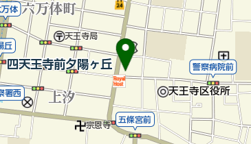 公文式五条教室の地図画像