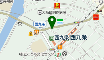 公文式西九条教室の地図画像