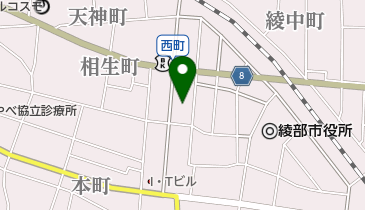 公文式西町アイタウン教室の地図画像