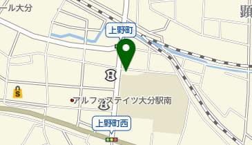公文式大分上野教室の地図画像