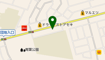 公文式青毛教室の地図画像