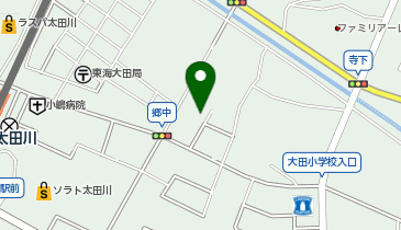 公文式大田町教室の地図画像