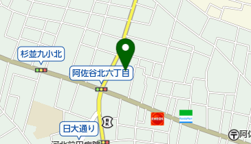 公文式中杉通り中央教室の地図画像