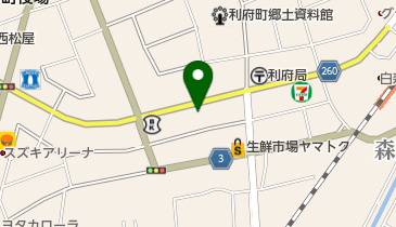 公文式利府中央教室の地図画像