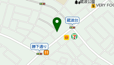 公文式蔵波台5丁目教室の地図画像