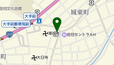 公文式佐伯内町教室の地図画像