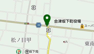 公文式会津坂下教室の地図画像