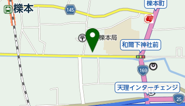 公文式天理櫟本教室の地図画像