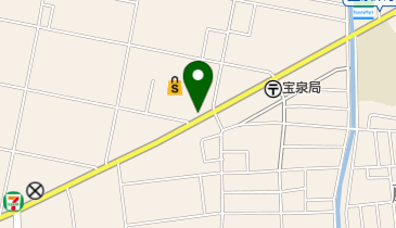 公文式宝泉東教室の地図画像