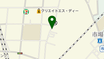 公文式市場小前教室の地図画像