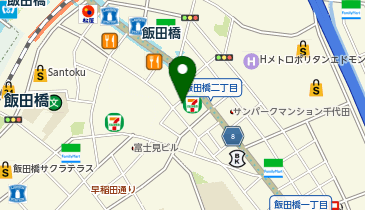 公文式飯田橋教室の地図画像