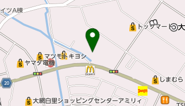 公文式大網教室の地図画像