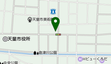 公文式天童おいのもり教室の地図画像