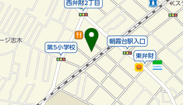 公文式弁財教室の地図画像