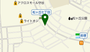 公文式松ケ丘教室の地図画像