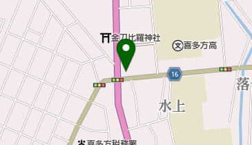 公文式喜多方一小北教室の地図画像