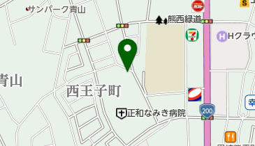 公文式東王子教室の地図画像