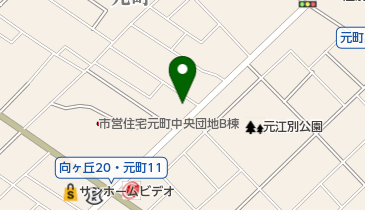 公文式江別元町教室の地図画像