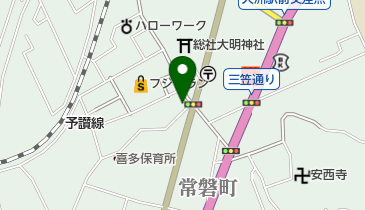 公文式大洲中村教室の地図画像