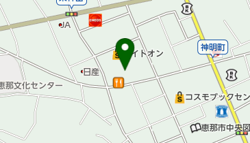 公文式恵那長島教室の地図画像