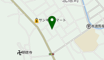 公文式本渡北小前教室の地図画像