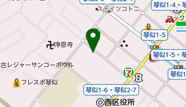 公文式琴似2・6教室の地図画像