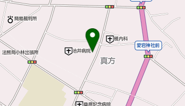 公文式小林南真方教室の地図画像