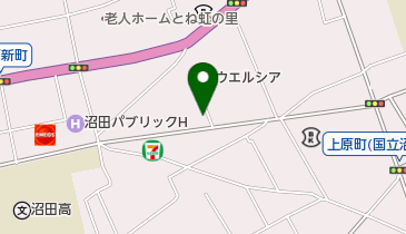 公文式原新町教室の地図画像