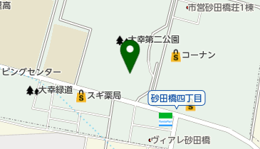 公文式砂田橋教室の地図画像