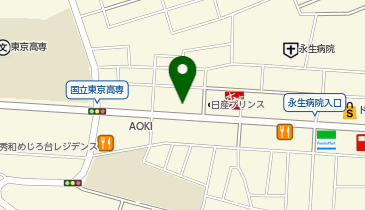 公文式椚田町教室の地図画像