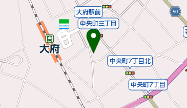 公文式中央町教室の地図画像