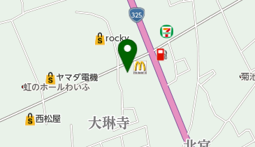 公文式大琳寺教室の地図画像