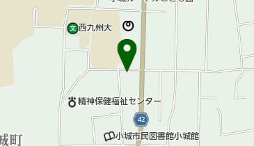 公文式小城教室の地図画像