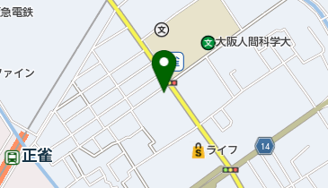 公文式正雀本町教室の地図画像