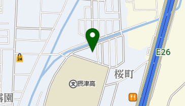 公文式摂津桜町教室の地図画像