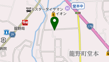 公文式たつの堂本教室の地図画像