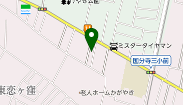 公文式東恋ケ窪教室の地図画像