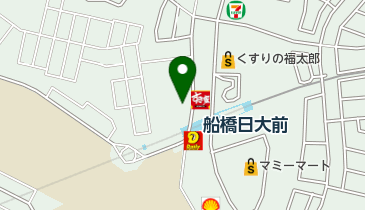 公文式船橋日大前教室の地図画像