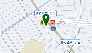 公文式清和台中央教室の地図画像