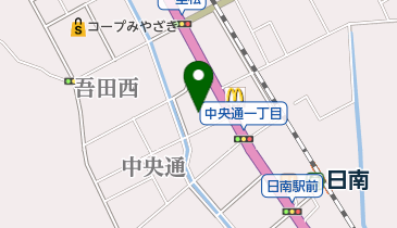 公文式日南吾田西教室の地図画像