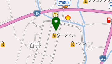 公文式笠間西教室の地図画像