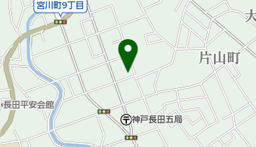 公文式長田町教室の地図画像
