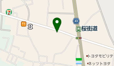 公文式桜街道教室の地図画像