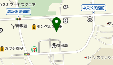 公文式成田ニュータウン教室の地図画像