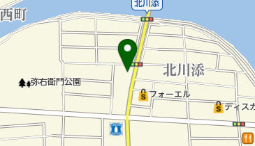 公文式北川添教室の地図画像