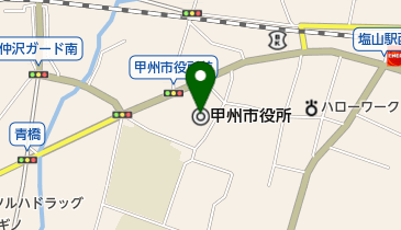 公文式甲州市役所教室の地図画像