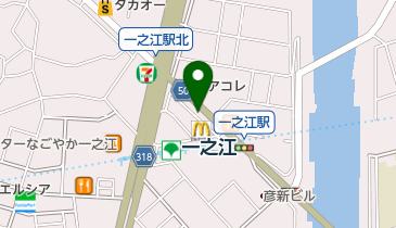 公文式一之江駅前教室の地図画像