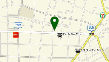 公文式代沢4丁目教室の地図画像