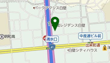公文式白壁教室の地図画像