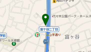 公文式富ケ谷教室の地図画像